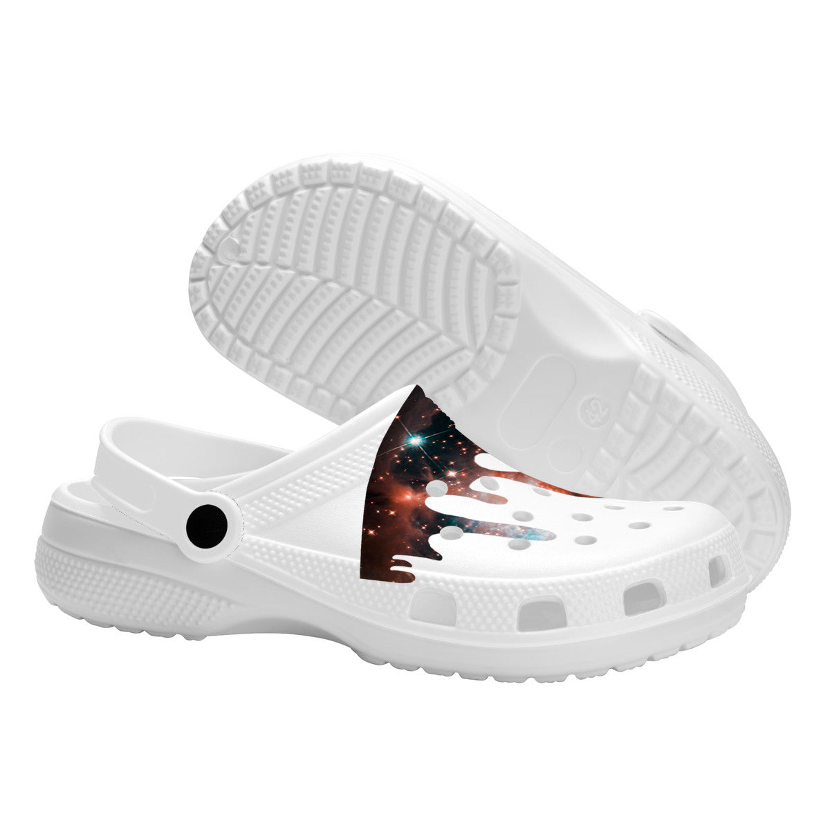 All Over MMM DRIP Printing Crocs Clogs