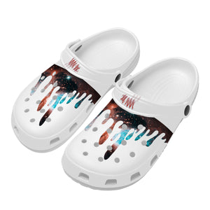 All Over MMM DRIP Printing Crocs Clogs