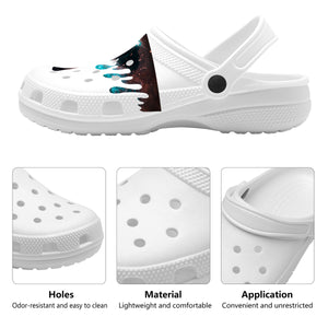 All Over MMM DRIP Printing Crocs Clogs