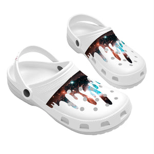All Over MMM DRIP Printing Crocs Clogs