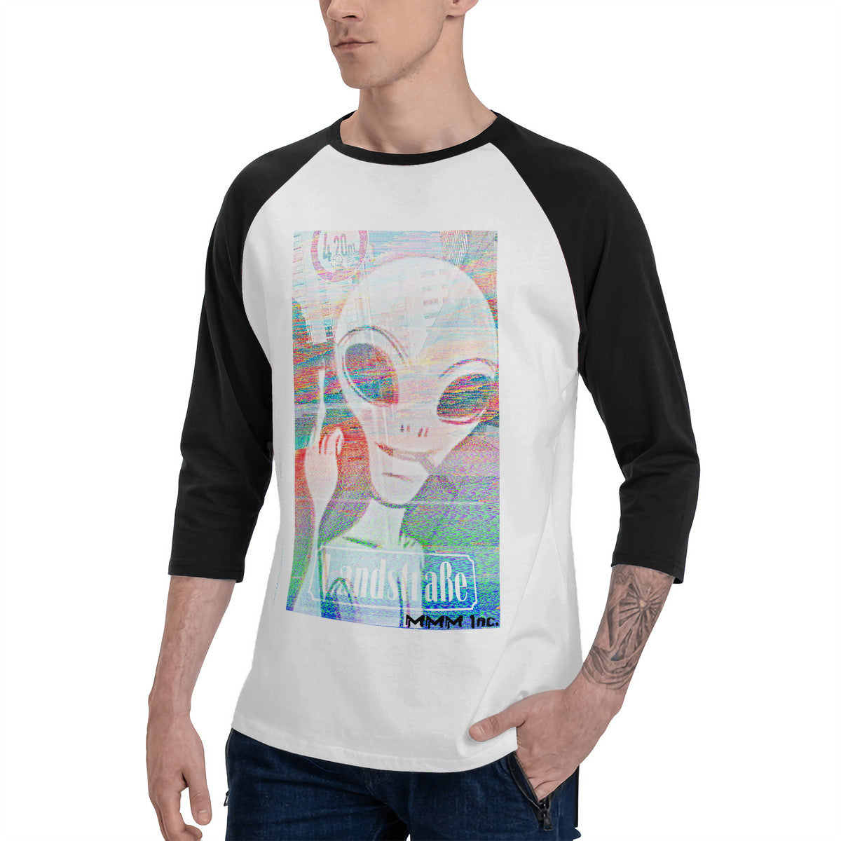 Area 420 Raglan Sleeves Baseball Shirts