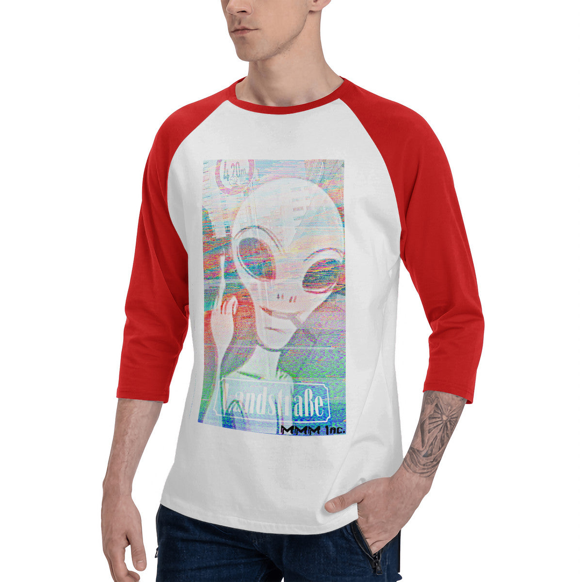 Area 420 Raglan Sleeves Baseball Shirts