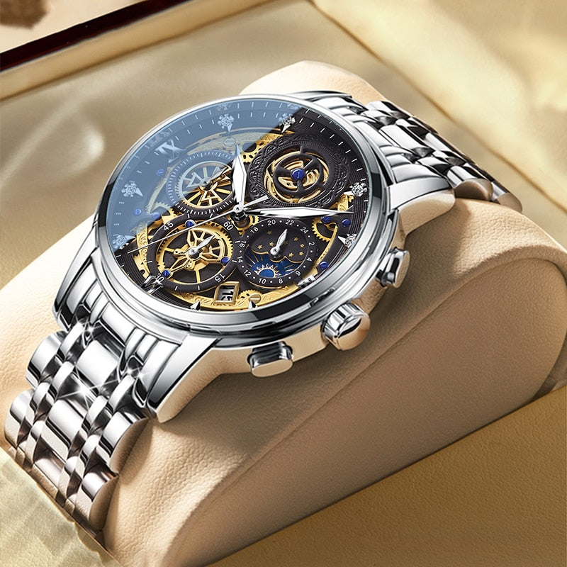 Stainless Steel Waterproof Watch