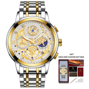 Stainless Steel Waterproof Watch