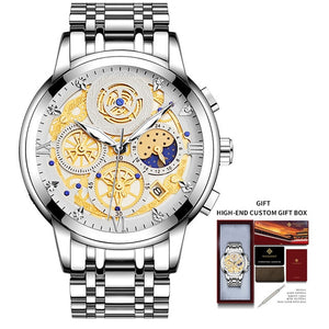 Stainless Steel Waterproof Watch
