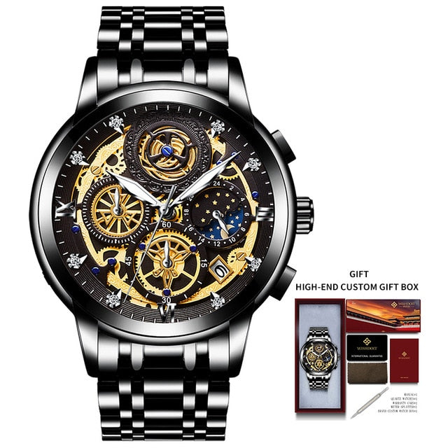 Stainless Steel Waterproof Watch
