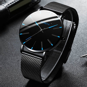 Mens Quartz Stainless Steel Watch