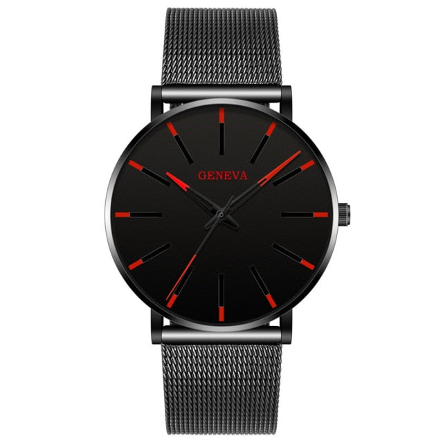 Mens Quartz Stainless Steel Watch