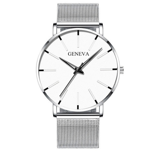 Mens Quartz Stainless Steel Watch
