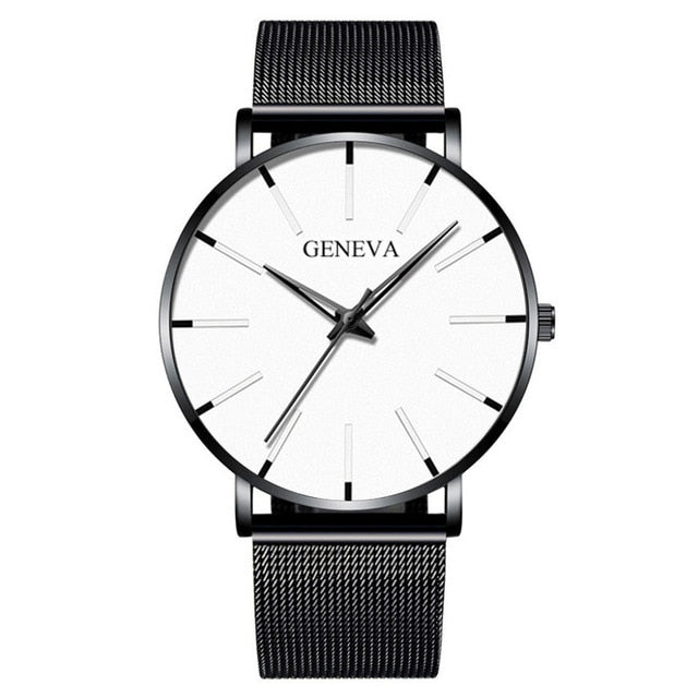 Mens Quartz Stainless Steel Watch