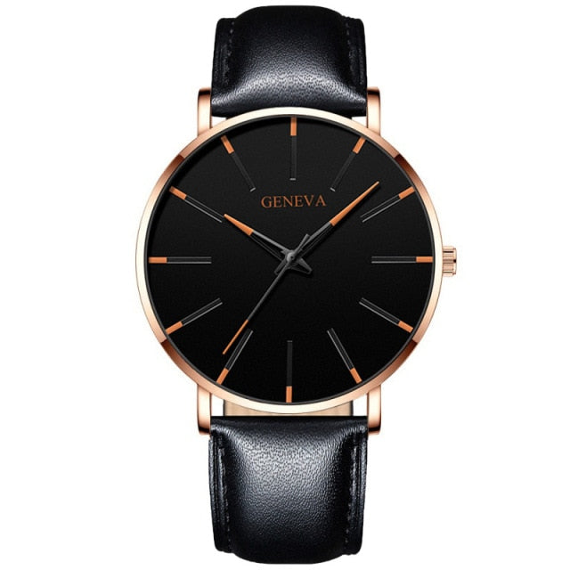 Mens Quartz Stainless Steel Watch