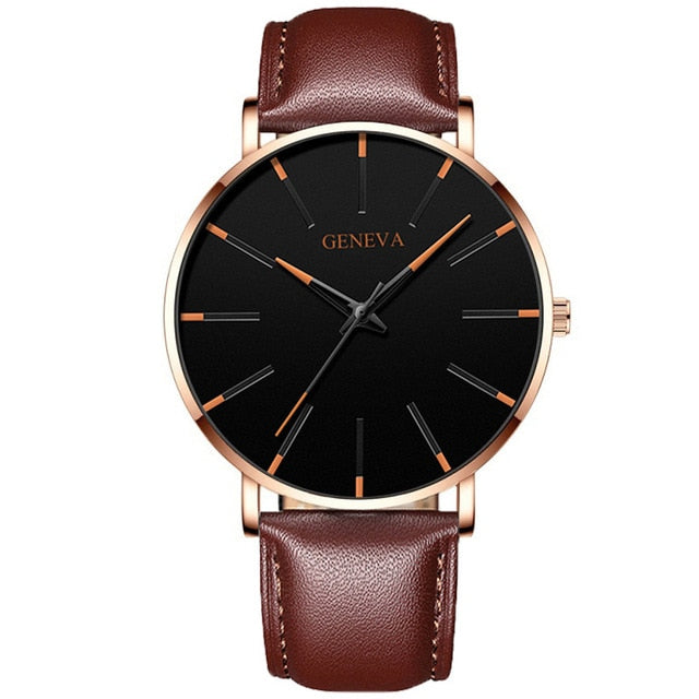 Mens Quartz Stainless Steel Watch