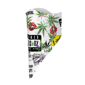 Stoner Advisory Printed Snood Scarf/Bandana